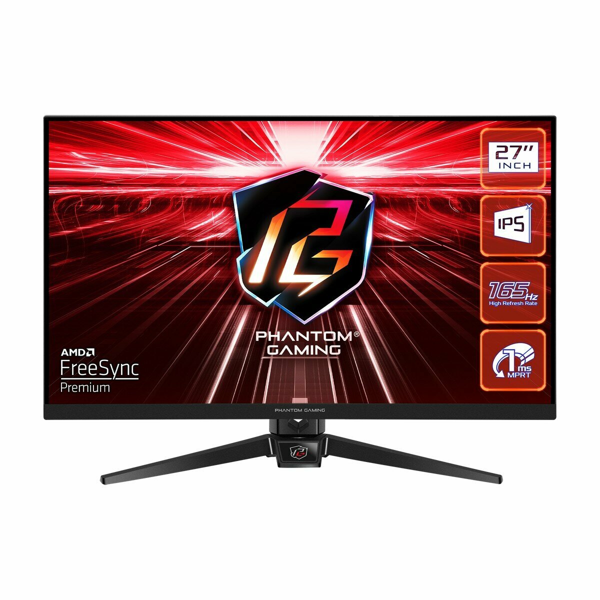 27" Монитор ASRock Phantom Gaming PG27FF1A IPS 165Гц 1920x1080 черный