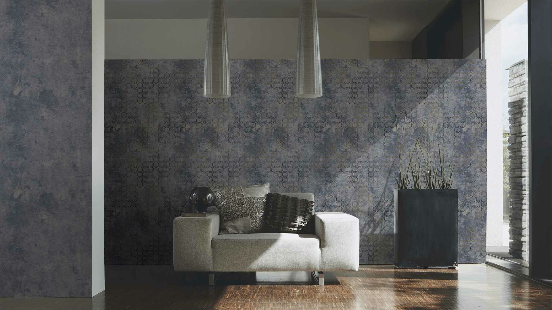 Обои флизелиновые A.S. Creation Urban grace серые 1.06 м 374885 - фото №5