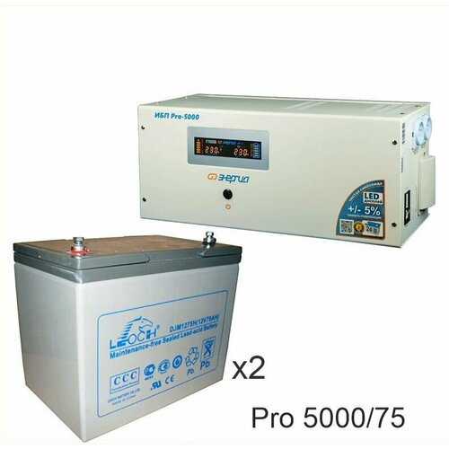 Энергия PRO-5000 + Аккумуляторная батарея LEOCH DJM1275