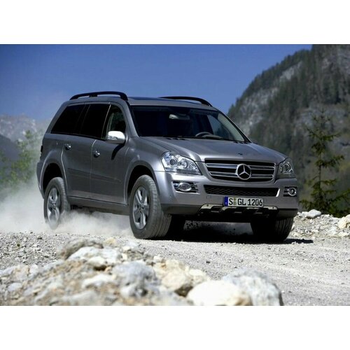 Стекло для фары Mercedes Benz GL Х164/Х164 rest 2006-2012 г. в. левое, правое (комплект из 2 шт.)