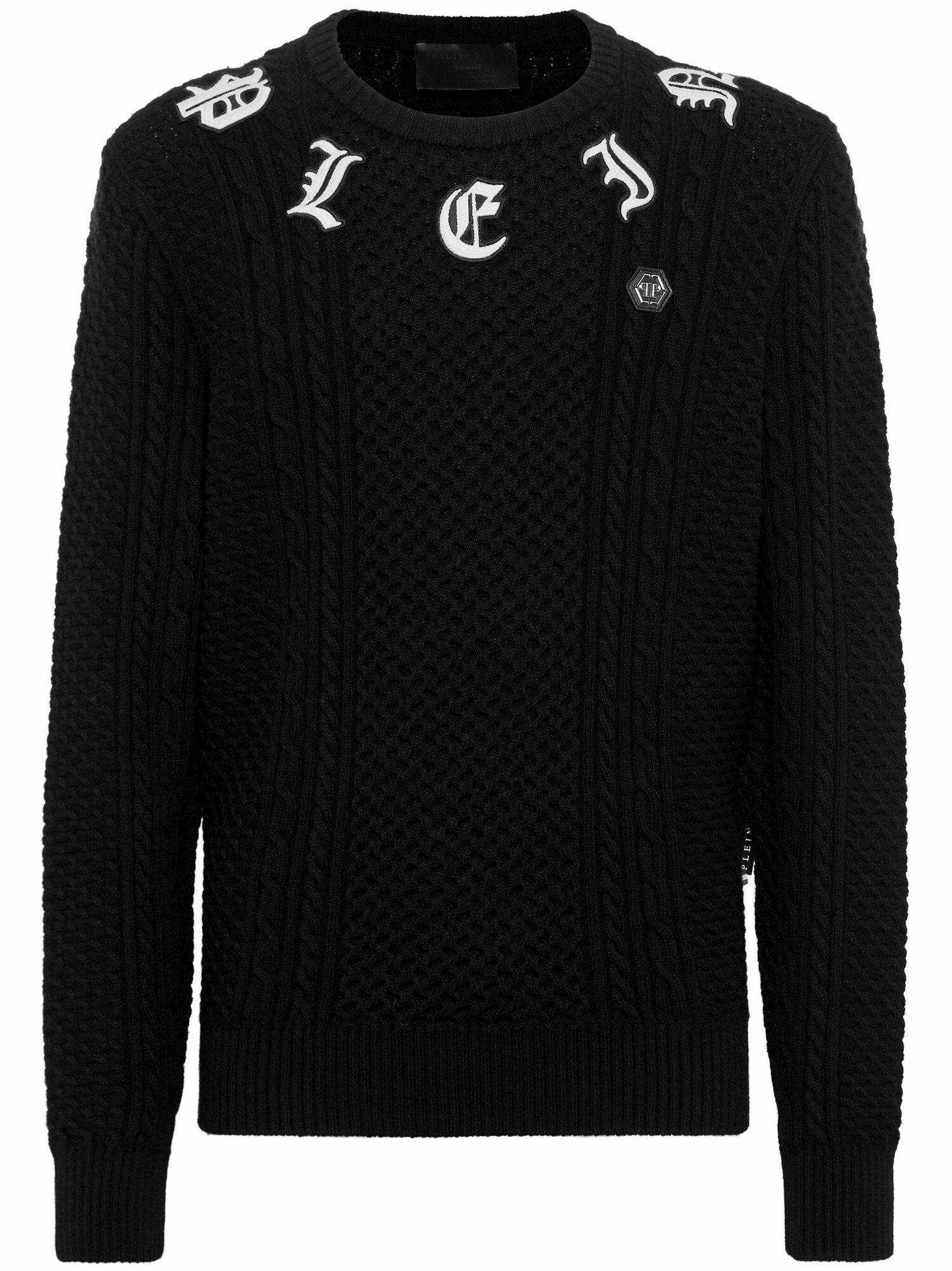 Свитер PHILIPP PLEIN, размер XL, , черный