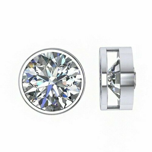 Подвеска, серебро, 925 проба, фианит