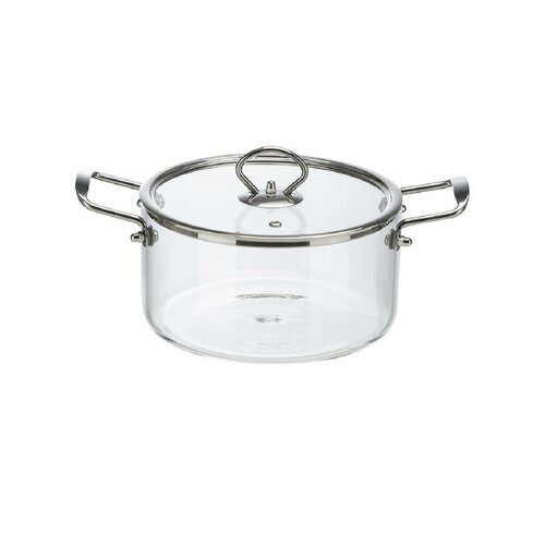 Кастрюля ITALIANO, объем 2,5 л стекло