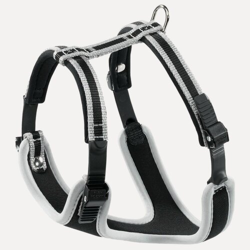 Изображение товара Шлейка для собак Ferplast ERGOCOMFORT XS с мягкой подкладкой и микрорегулировкой, серая