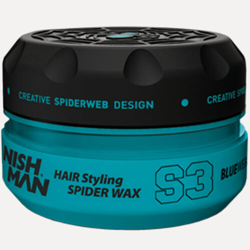 Изображение товара Воск-паутинка для волос NISHMAN AQUA SPIDER WAX S3 (BLUE WEB), 100 мл