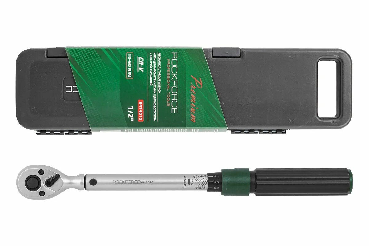 Динамометрический ключ щелчкового типа Rockforce Premium 1/2 RF-6474515(52882)