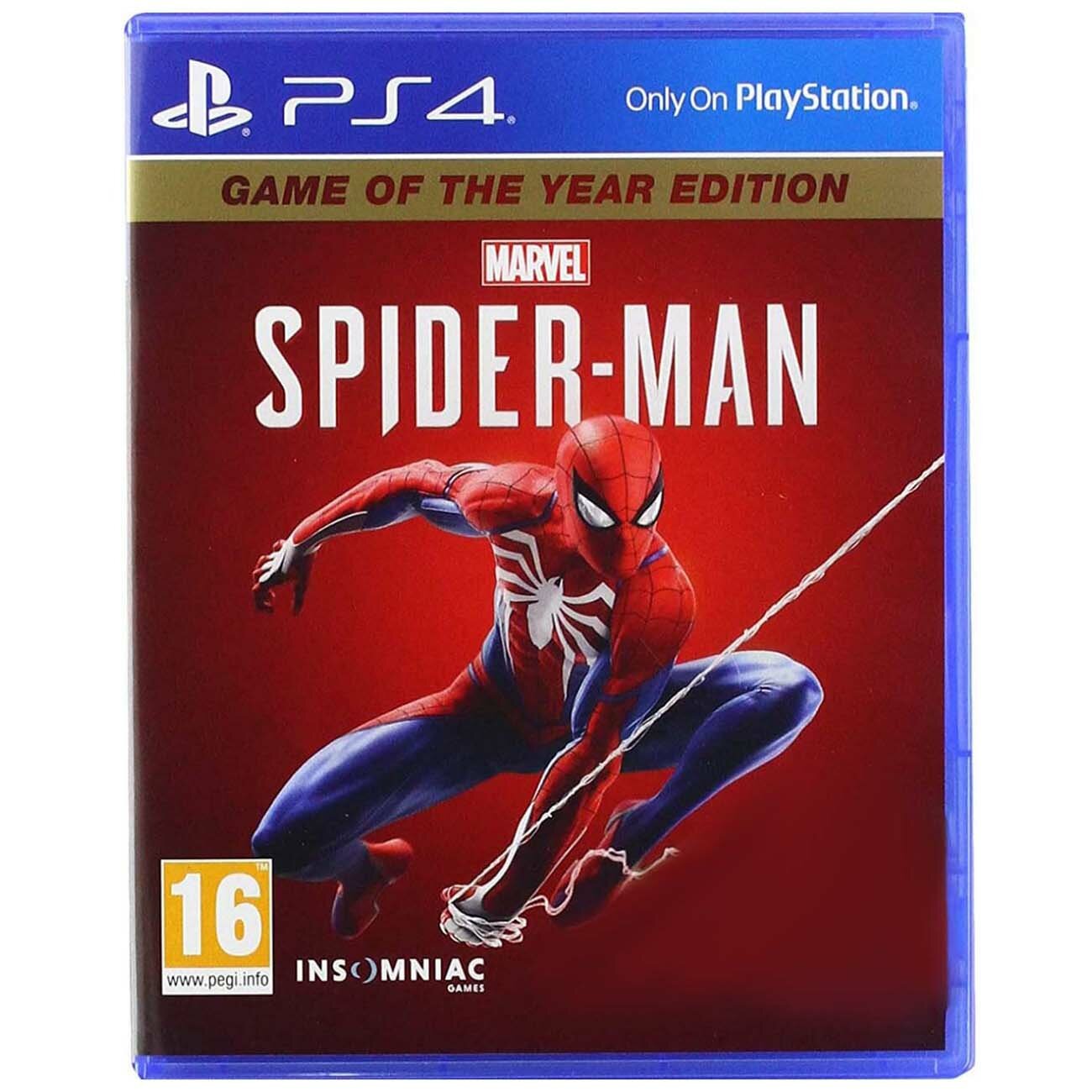 PS4 игра PlayStation Marvel Человек-паук