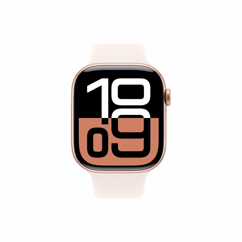 Обзор: Умные часы Apple Watch S10 46 мм Rose Gold Aluminum Case Sport Band S/M