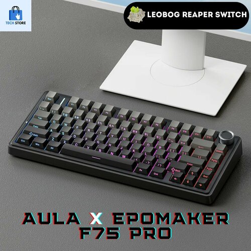 Игровая клавиатура Aula F75 Pro черная 8177₽