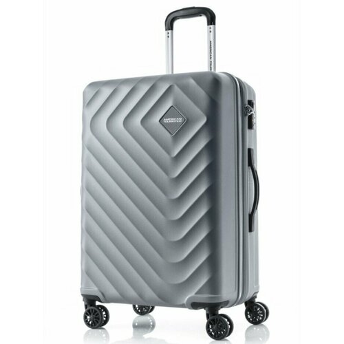 фото Чемодан american tourister, 70 л, размер m, серый