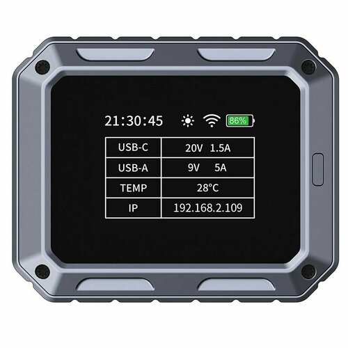 Внешний Power bank Sdoutech 15000 mAh 65W PD SD15MPB серый 6990₽