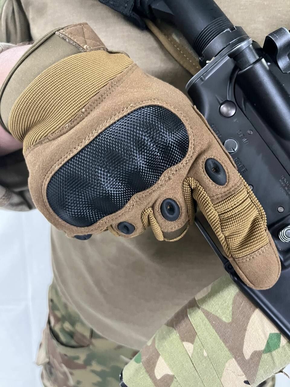 Перчатки мужские TACTICAL Песок — фото 1