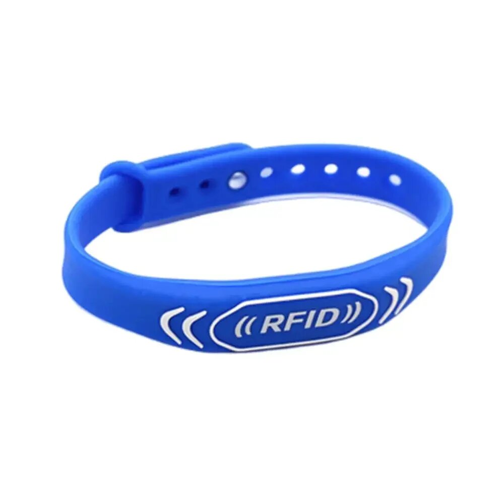 RFID браслет EM4305 T5577 черный, Синий
