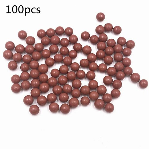 Резиновые шары для рогатки 8 мм 100 шт Бордовый 413₽
