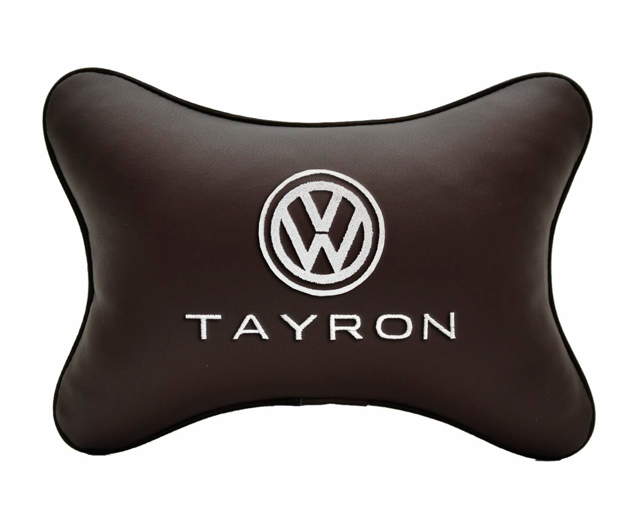 Подушка на подголовник коричневая экокожа VOLKSWAGEN Tayron