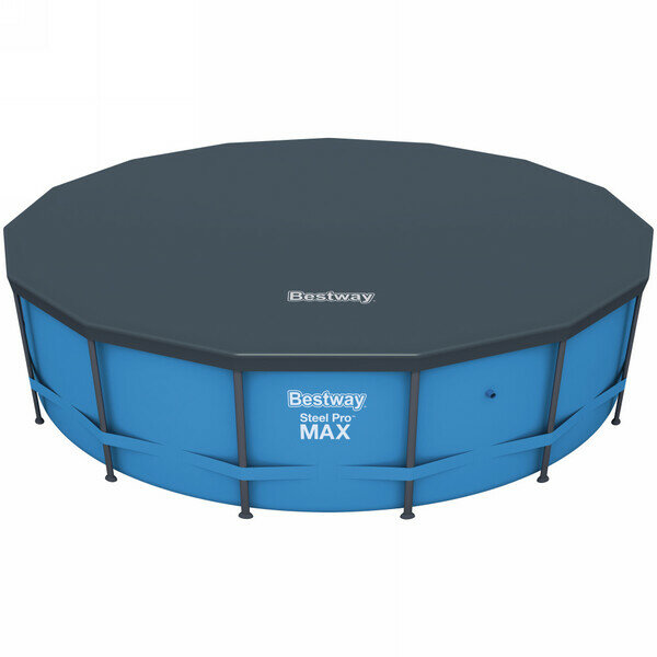 Чехол для бассейна / Тент для круглых каркасных бассейнов 457 см Bestway