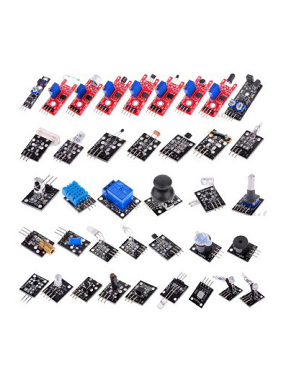For Arduino 45 in1 / 37 in1 Sensor Modules Starter Kit Sensors for UNO R3 Mega2560 For Arduino