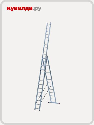 Изображение товара Лестница-стремянка трехсекционная KRAUSE CORDA 3х14