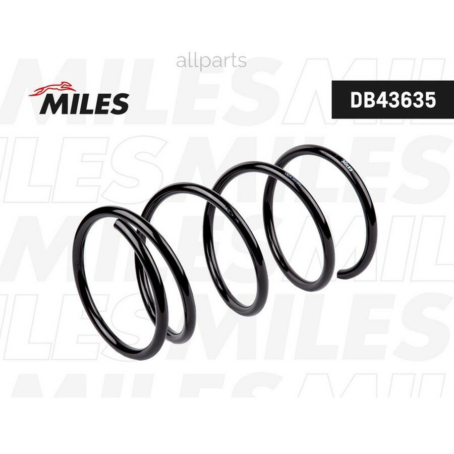 MILES DB43635 Пружина подвески MITSUBISHI LANCER (CY/CZ) 1.5/1.6 08- пер.