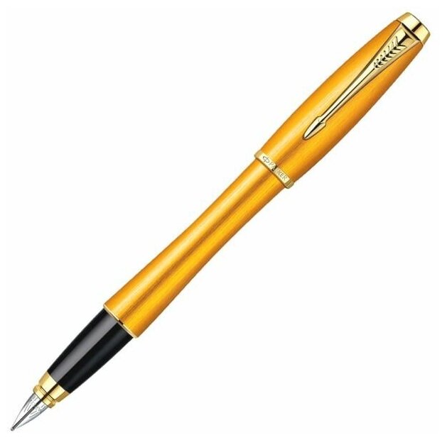 Перьевая ручка Parker Urban F205 Premium Historical Colors, Mandarin Yellow GT (Перо M), C 11-1 Y