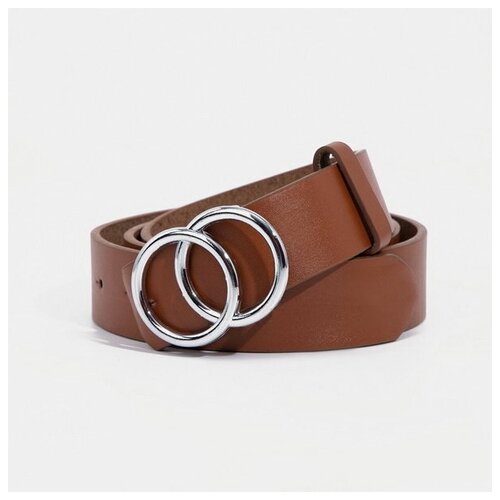 фото Ремень сима-ленд, размер 105, коричневый сима-лэнд