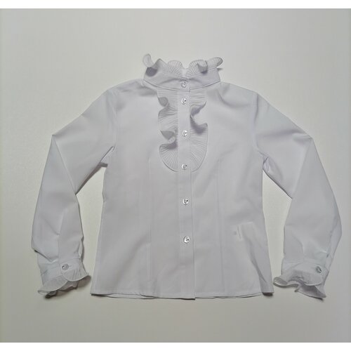 Школьная рубашка для девочки 122 рост