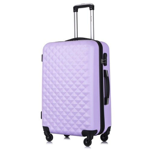 Чемодан L'case Phuket Ch0681, 40 л, размер S, черный