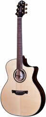 CRAFTER LX G-4000ce электроакустическая гитара, верхняя дека Solid ель, корпус Solid черное дерево