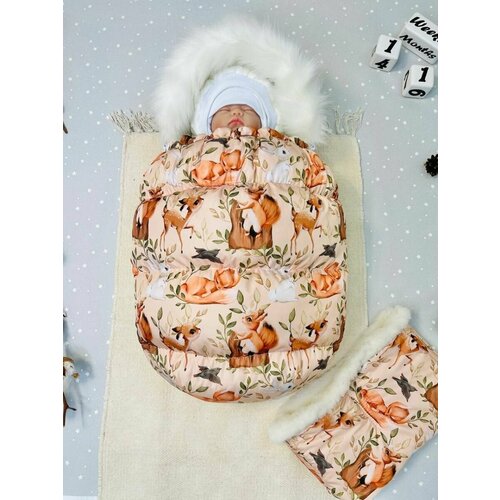 фото Конверт на выписку новорожденного зима mom&baby