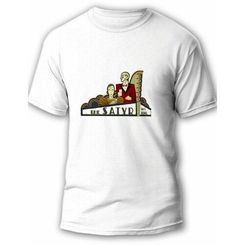 фото Футболка, размер l, белый будь на стиле