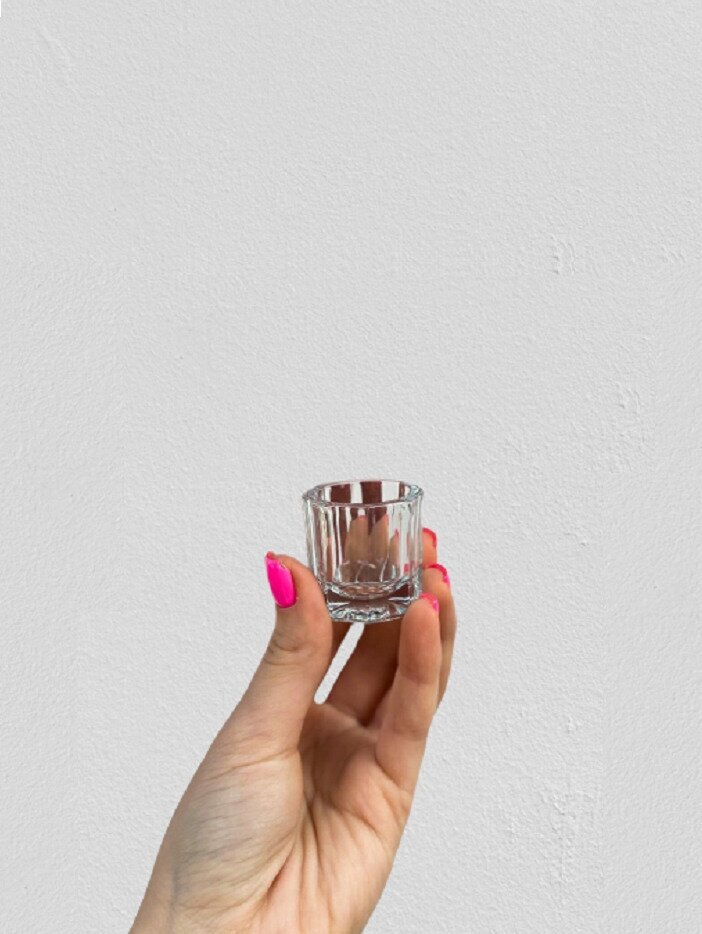 фото Стаканчик стеклянный для разведения краски и хны 5 мл