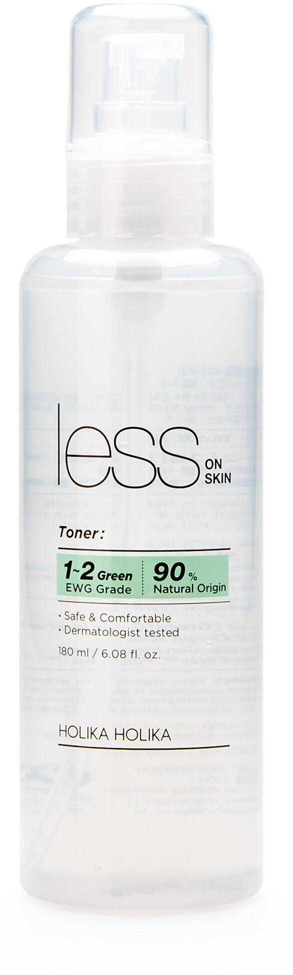 Holika Holika Увлажняющий тоник против покраснений для лица Less On Skin 180 мл