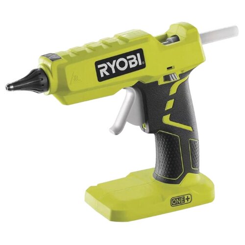 Аккумуляторный клеевой пистолет RYOBI R18GLU-0 ONE+, без аккумулятора зеленый