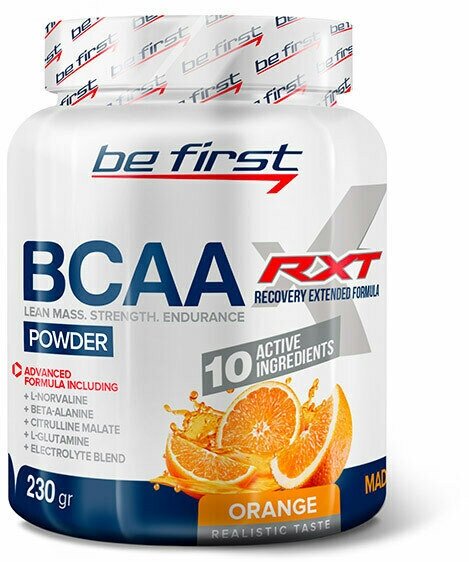 Be First Bcaa Rxt powder (230 г) Цитрусовый Микс