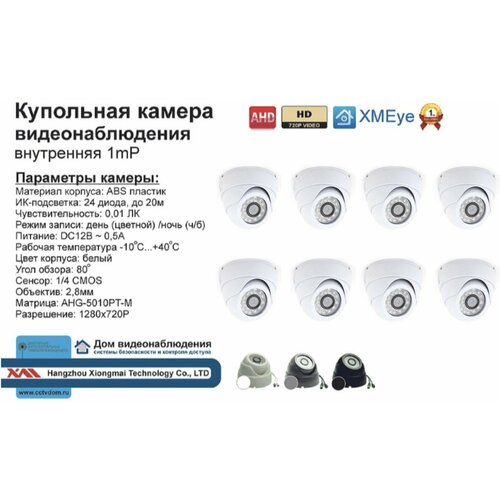 AHD камера видеонаблюдения 1мП HD720P 729000₽