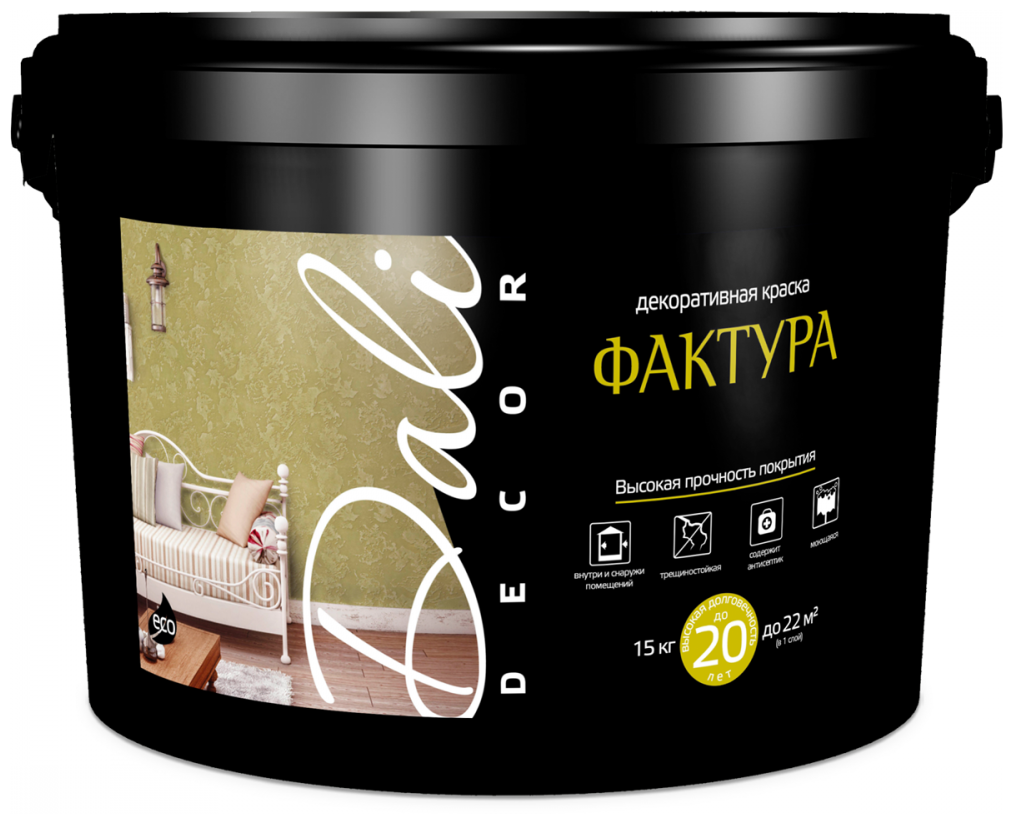 Декоративная краска DALI "Фактура" 15 кг