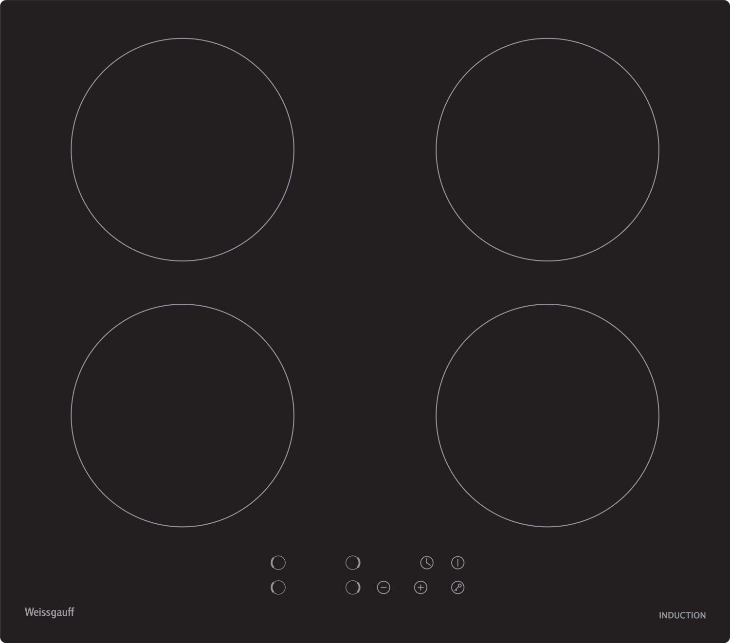 Индукционная варочная поверхность Weissgauff HI 640 BCSM Premium черный (431334) - фото №1