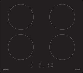 Индукционная варочная панель с инвертором Weissgauff HI 640 BSCM Premium,3 года гарантии,Сенсорное управление, Датчик посуды, Мощность 7000 Вт, 9 уровней мощности, Индикация остаточного тепла, Таймер 99 мин, Защитное автоотключение, Блокировка от детей