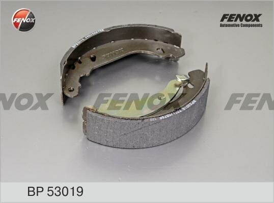 Fenox колодки тормозные барабанные renault logan 04-, sandero 09-, thalia 98-, symbol ii 08-, clio ii 01- bp53019