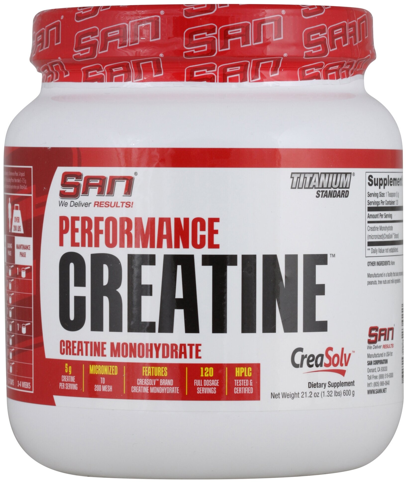 SAN Performance Creatine 600 .