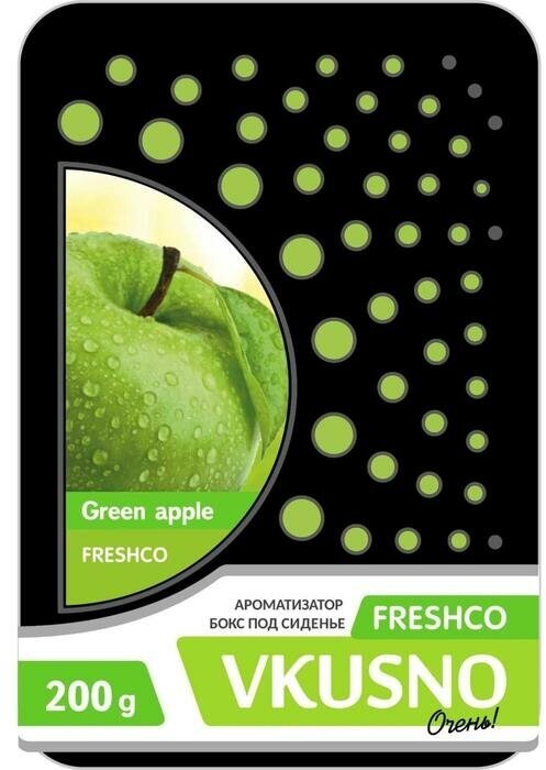 Ароматизат под сиденье FreshCO Vkusno яблоко - фото №1