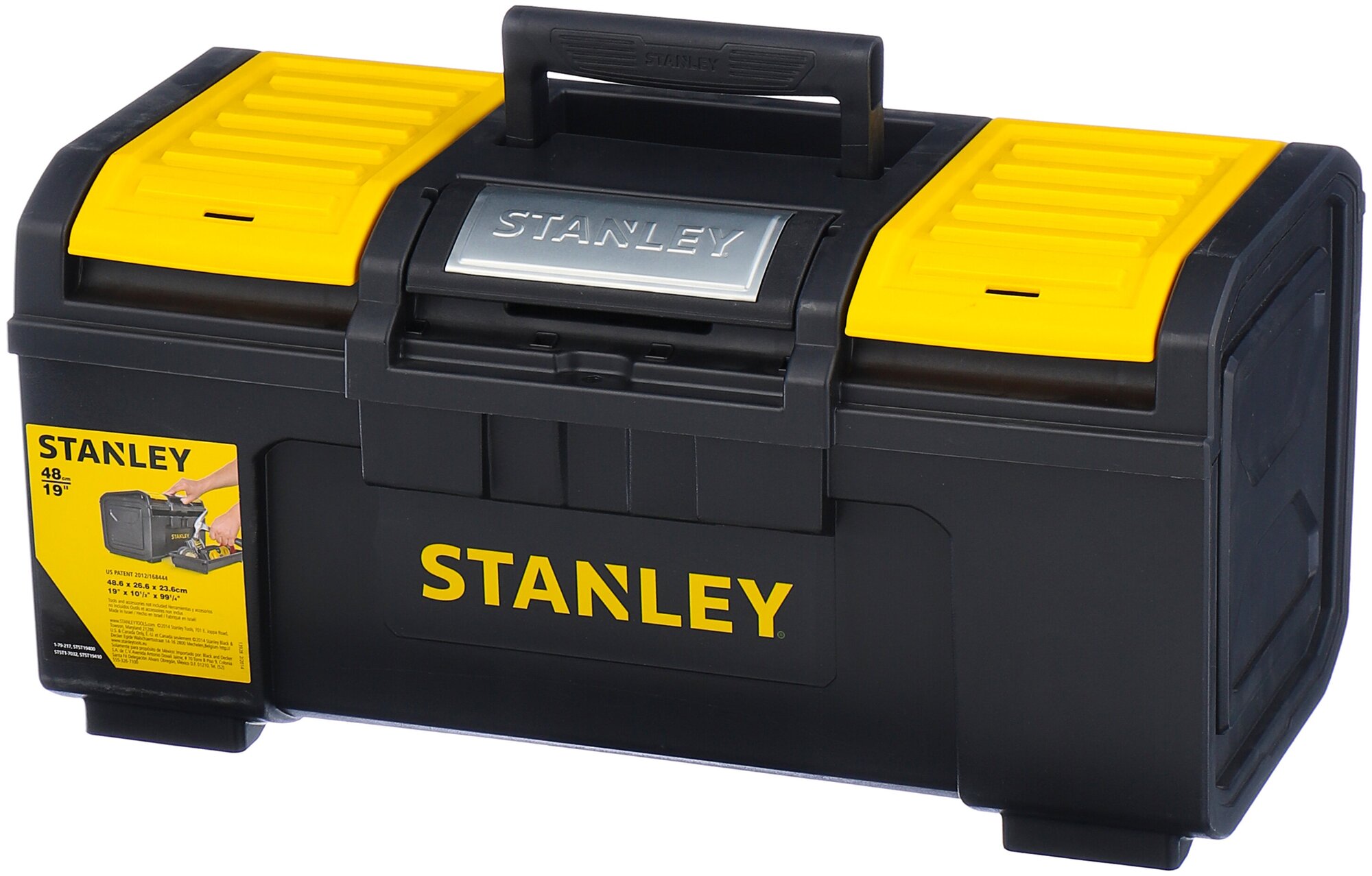 Ящик с органайзером STANLEY 1-79-217 Line Toolbox, 48.6x26.6x23.6 см, 19'' , черный