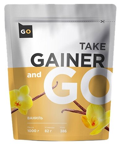 Гейнер, Take and Go, Gainer, 1000 гр., вкус Ваниль