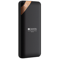 Мобильный аккумулятор Canyon Power bank 10000mAh Li-poly battery, Input 5V/2A, Output 5V/2.1A(Max),