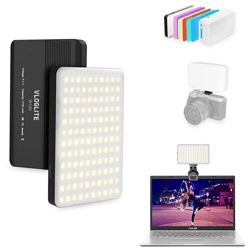 Видеосвет осветитель LED W120 светодиодная лампа осветитель для фото и видео съемки 2500000₽