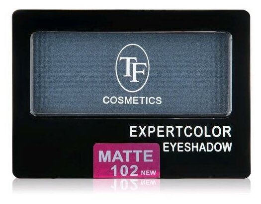 Тени для век TF Cosmetics одноцветные, матовые, тон 102 темно-синий CTE 20