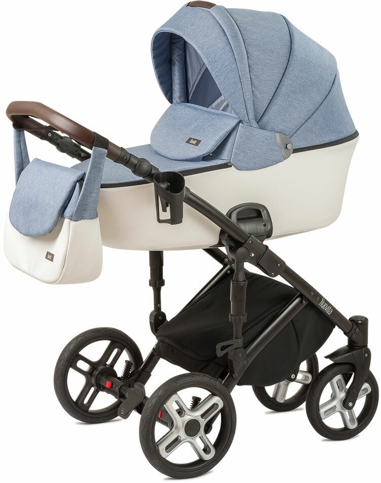 Детская коляска Nuovita Carro Sport 2 в 1 (Denim bianco/Джинсово-белый)