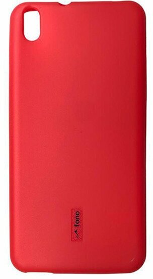 Чехол силиконовая матовая для HTC Desire 816, красный