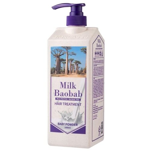 Бальзам для волос MilkBaobab Original Treatment Baby Powder, 1 л.