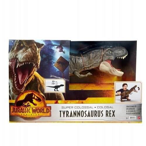 Фигурка Jurassic World Hbk73 Тиранозавр Рекс mattel мир юрского периода фигурка gwn26 extreme damage t rex